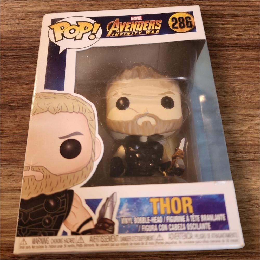 Funko Pop Bobble Head Thor / Marvel Avengers Infinity War #286  IOB